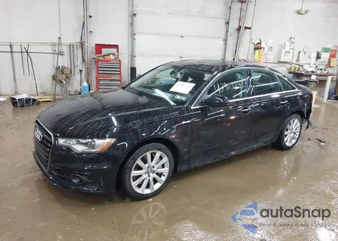 2015 Audi A6 3.0T Premium Plus из США, поврежденный, VIN WAUFGAFCXFN016552